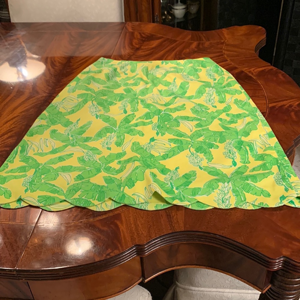 Lily Pulitzer vintage 60’s- 70’s skirt, lime green and yellow.